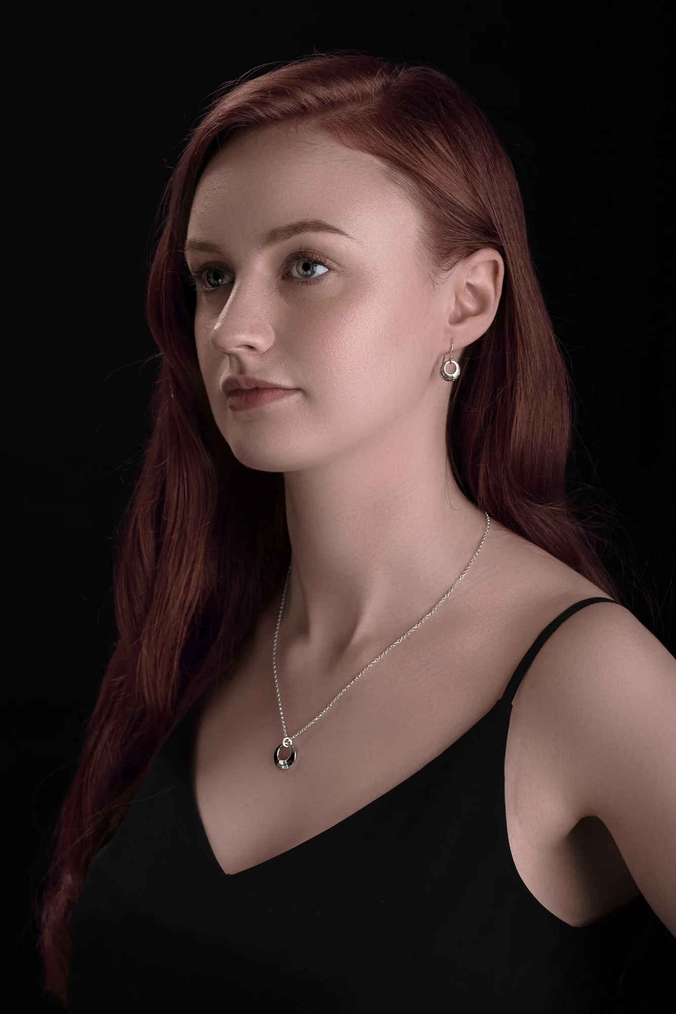 Ogham A Stor Earrings Silver - Image 3