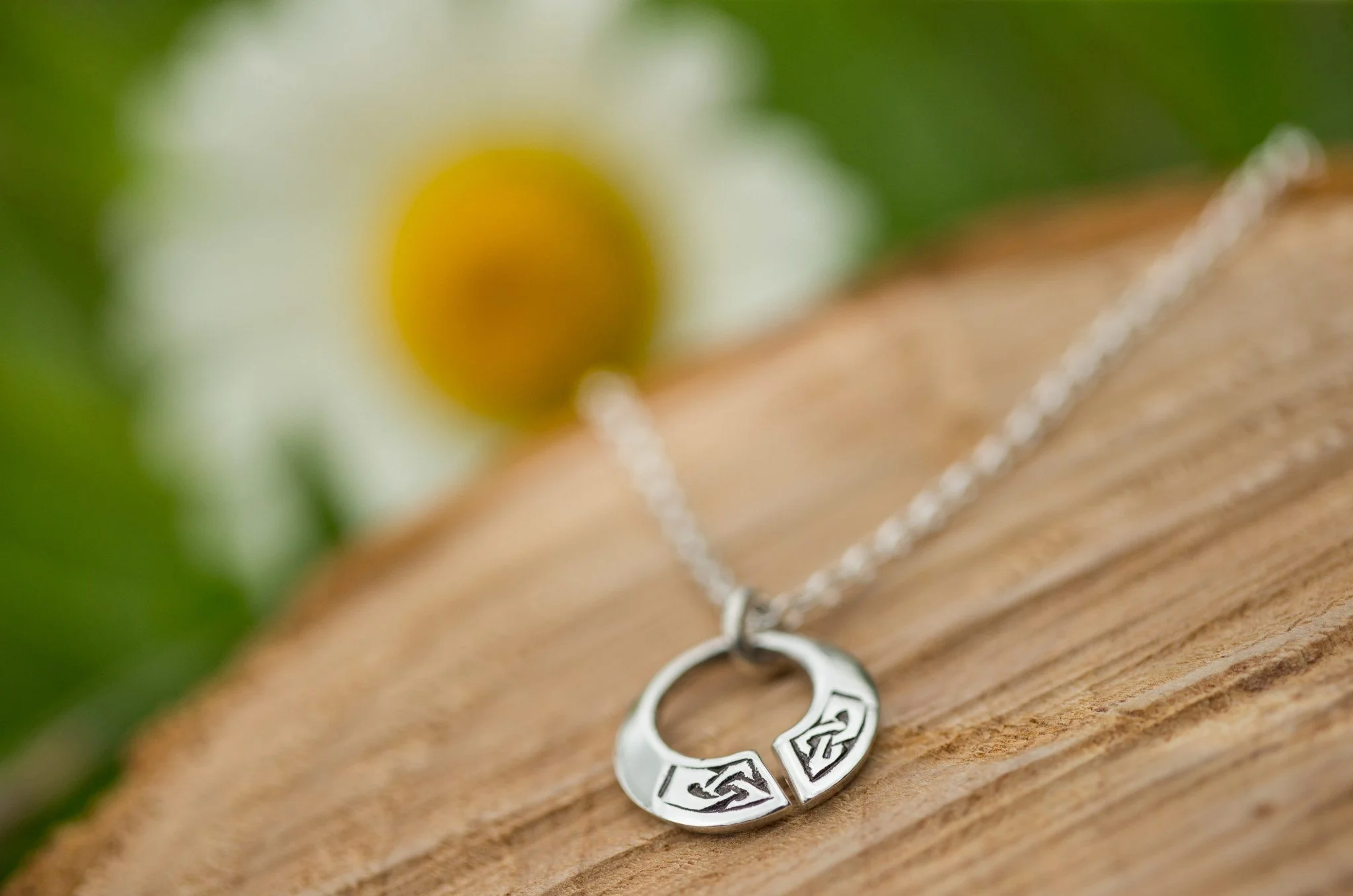 Celtic Torc Pendant Silver - Image 3