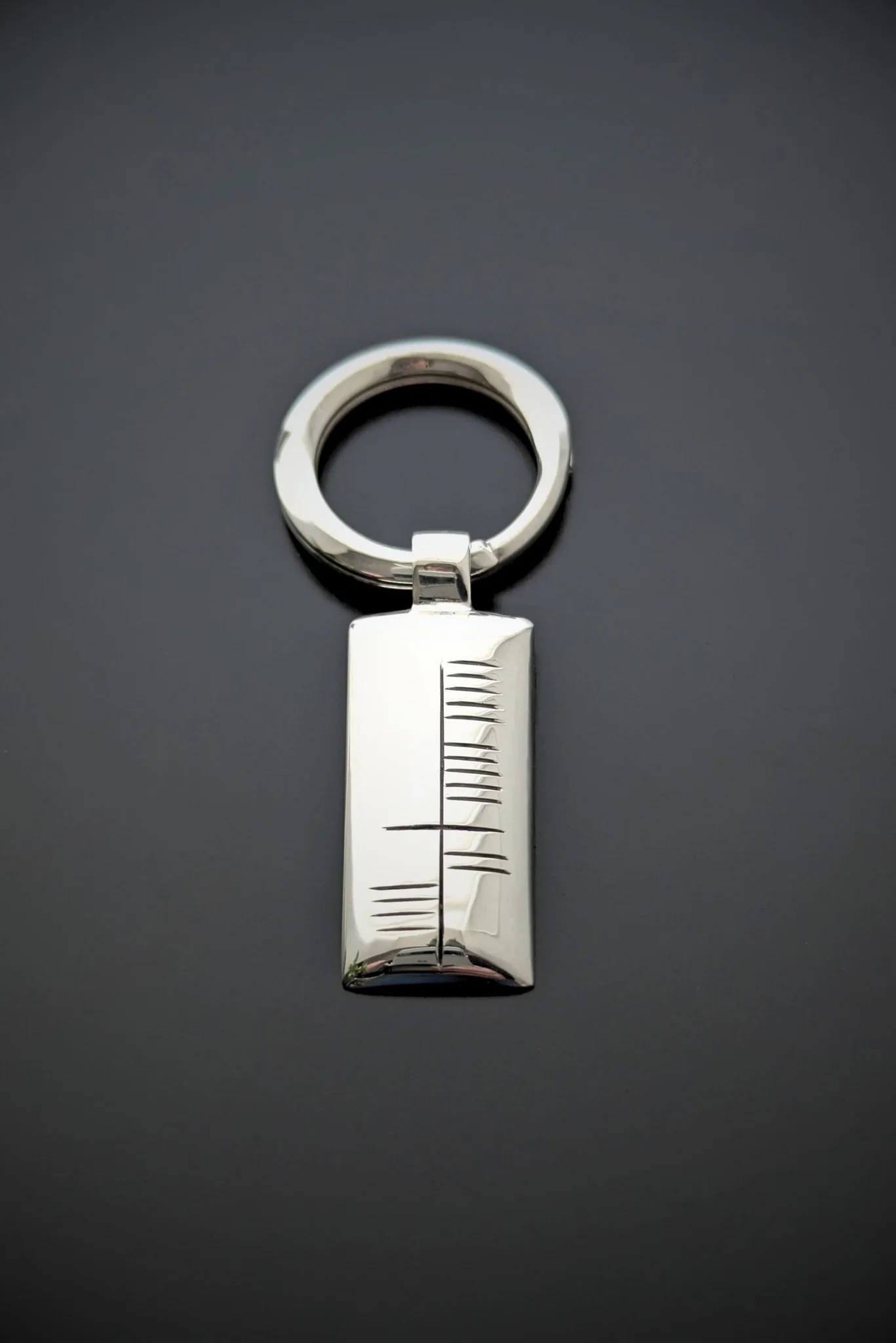 Ogham 'Clann' Keychain